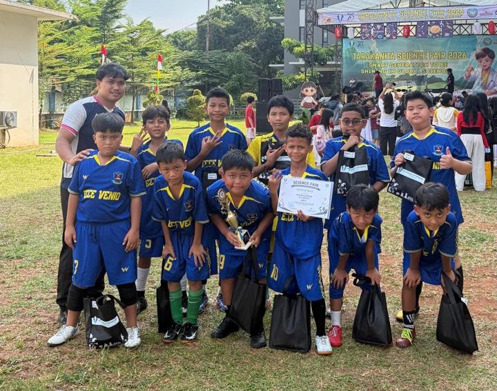 Tim Futsal SD Santo Antonius 1 Raih Juara 3 pada Tarakanita Science Fair 2026