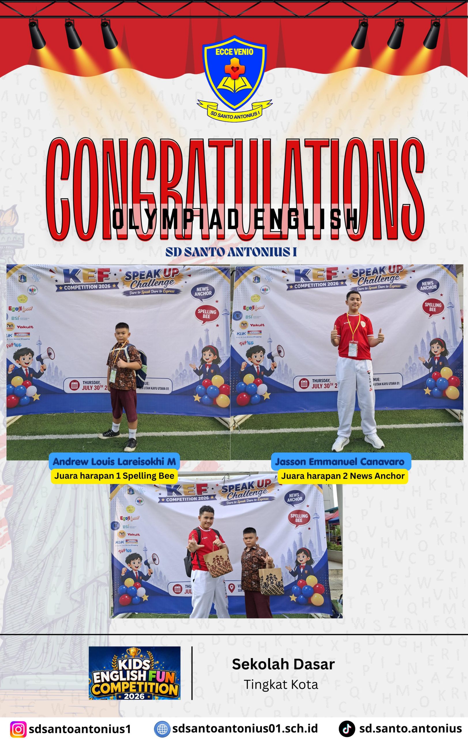 Kids English Fun Competition 2026